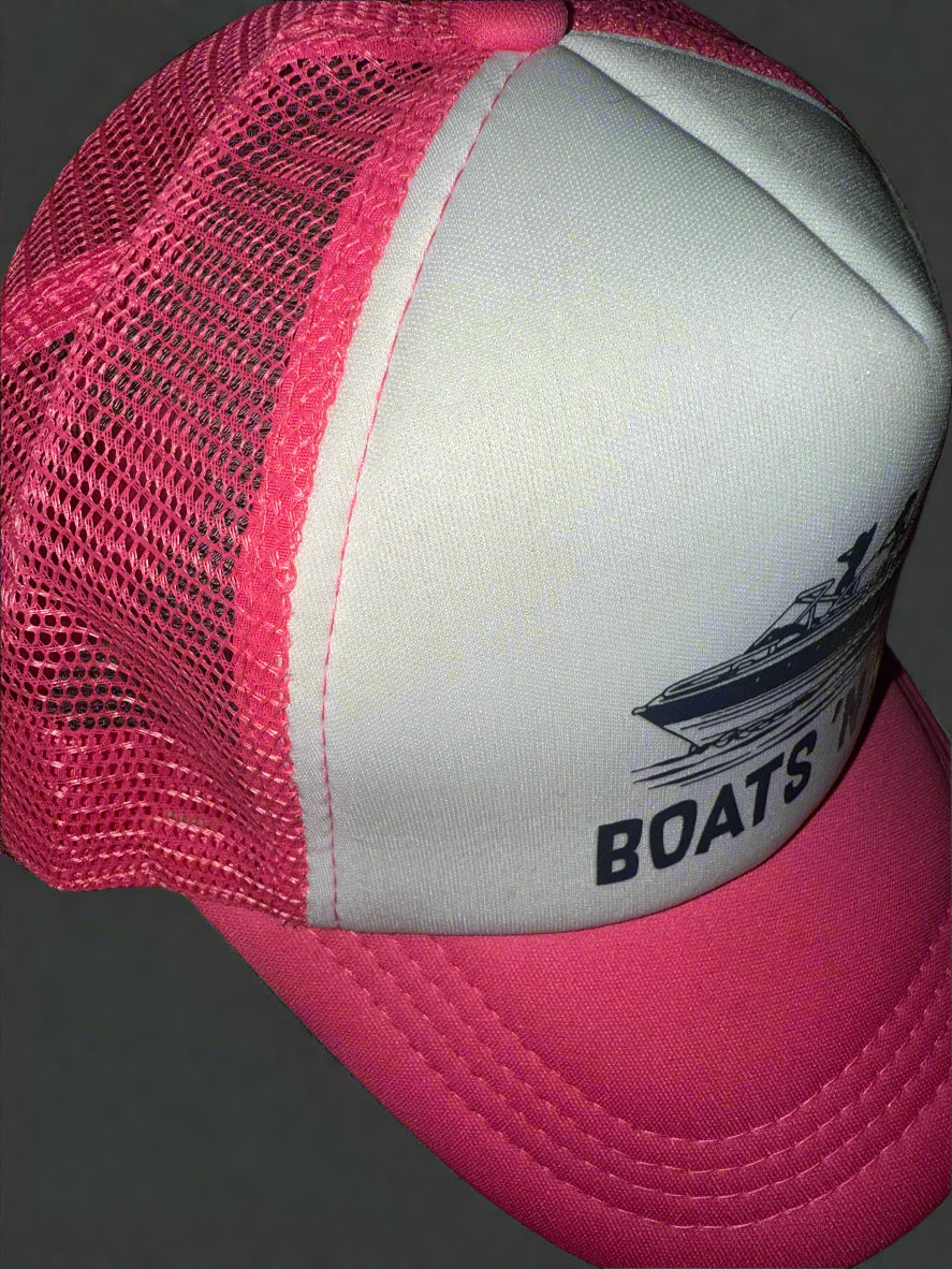 Boats 'N Hoes Hat (pink)