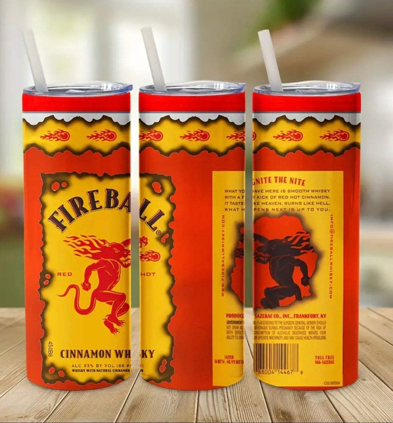 Fireball Tumbler Cup
