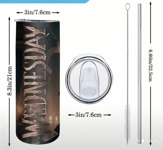 Wednesday Adams Tumbler Cup