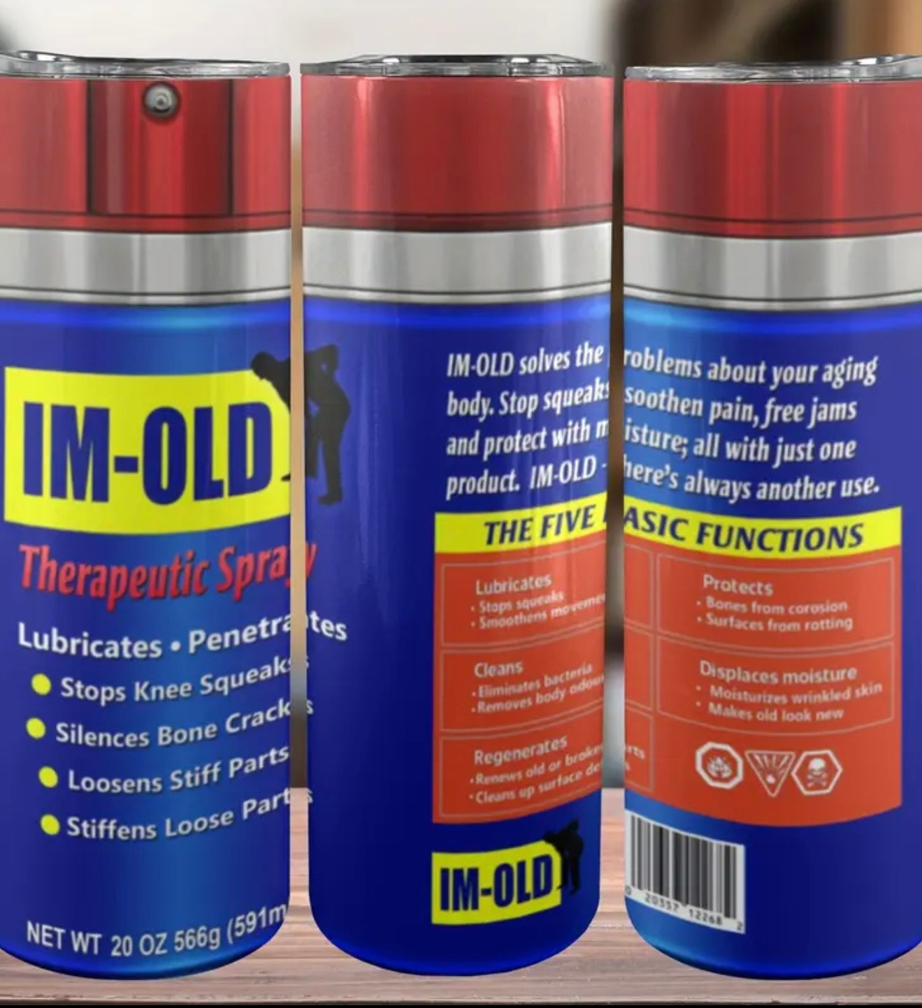"IM-OLD" Spray Can Tumbler Cup