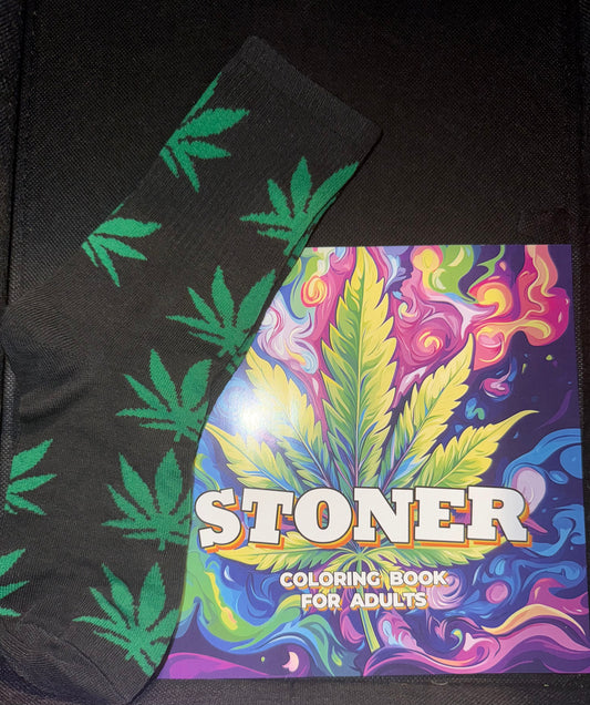 Stoner Coloring Book / Socks Set