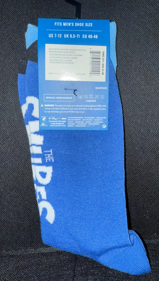Papa Smurf Crew Socks