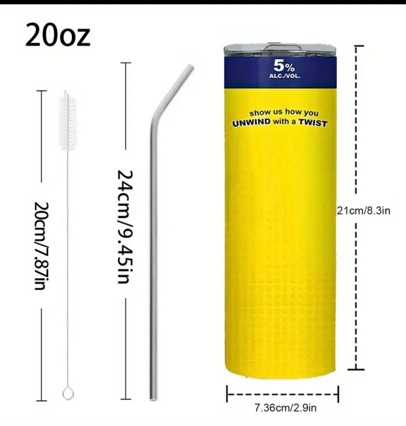 Twisted Tea Tumbler Cup