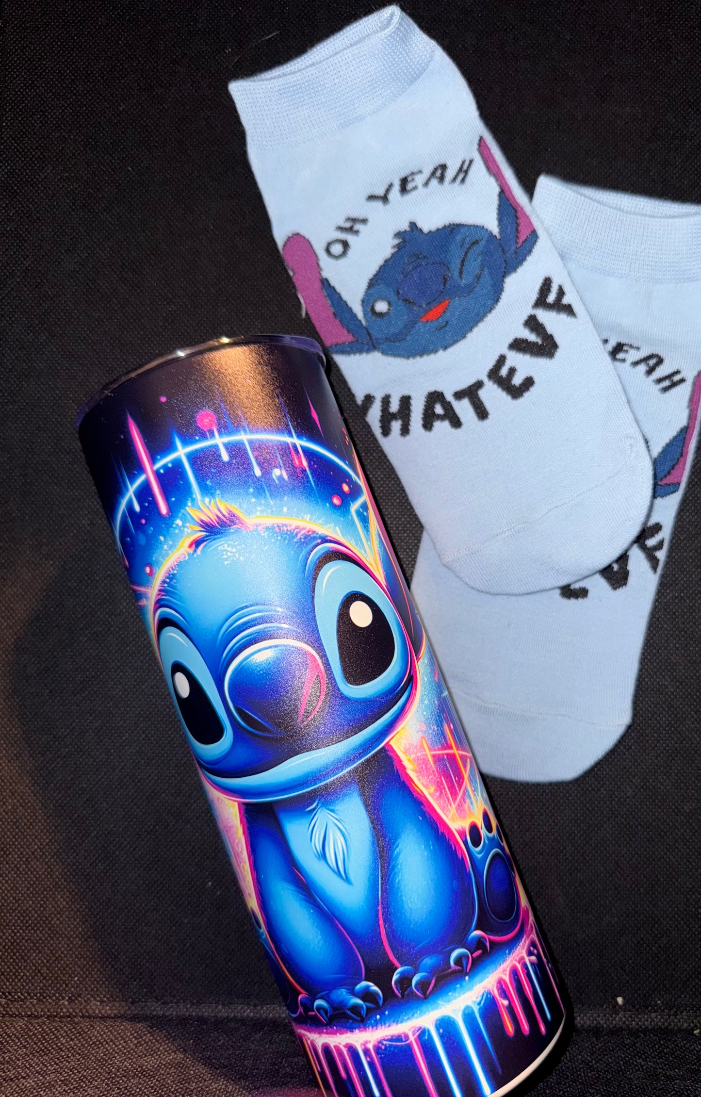 Stitch Tumbler Cup/Sock Set