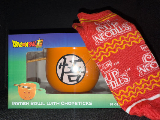DragonBall Ramen Bowl/Sock Set