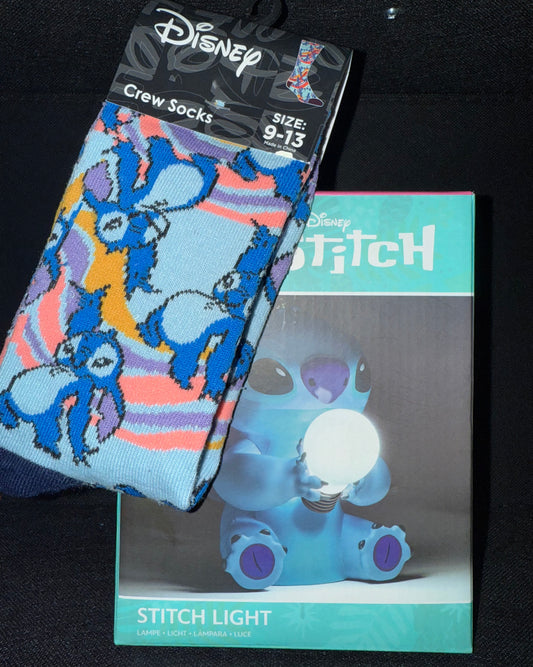 Stitch Night Light /Sock Set