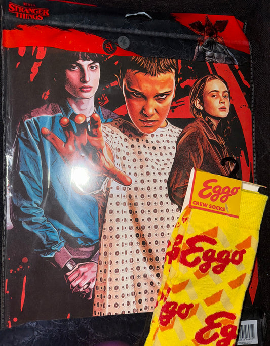 Stranger Things Poster/Sock Set