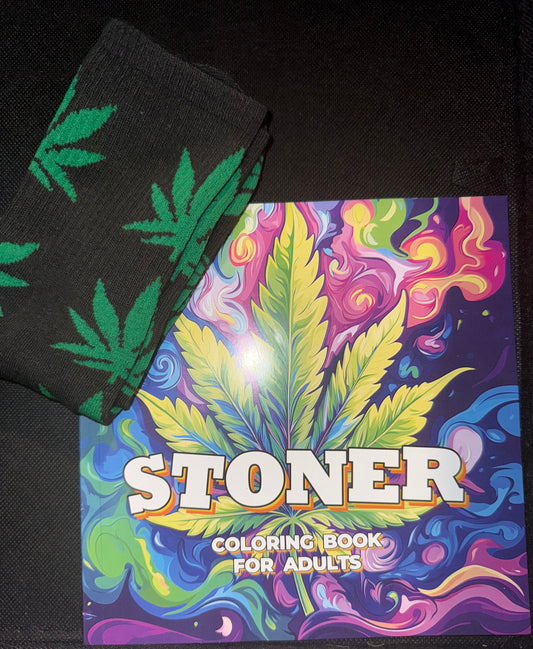 Stoner Coloring Book / Socks Set