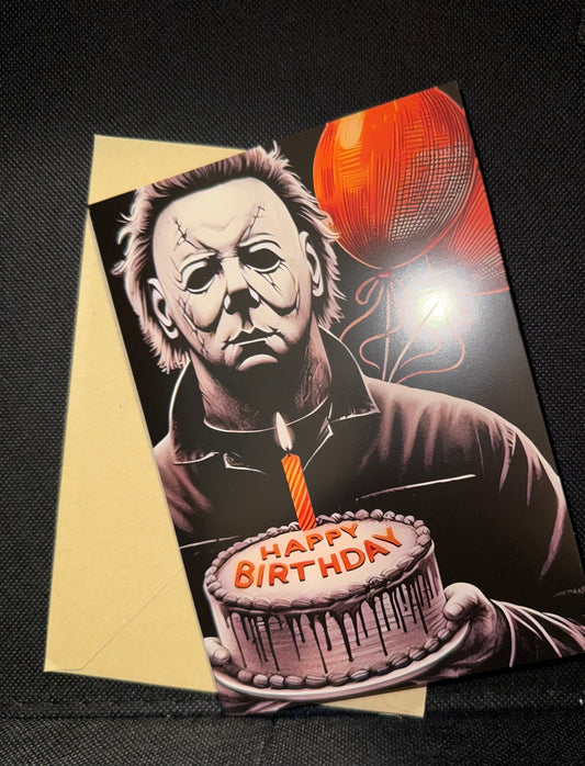 Horror Birthday Card