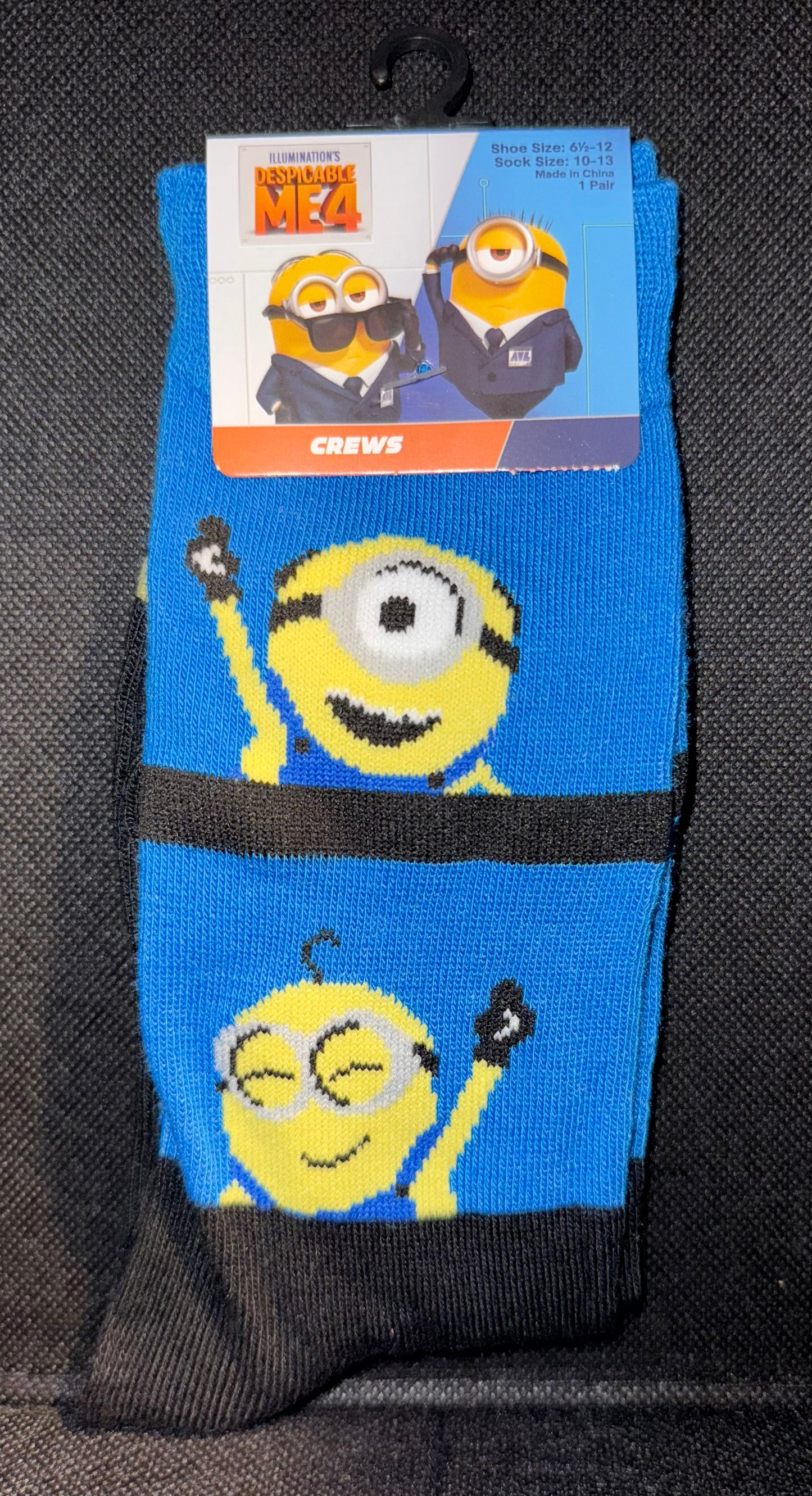 Despicable Me Minion Socks