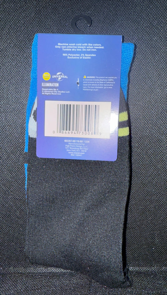 Despicable Me Minion Socks