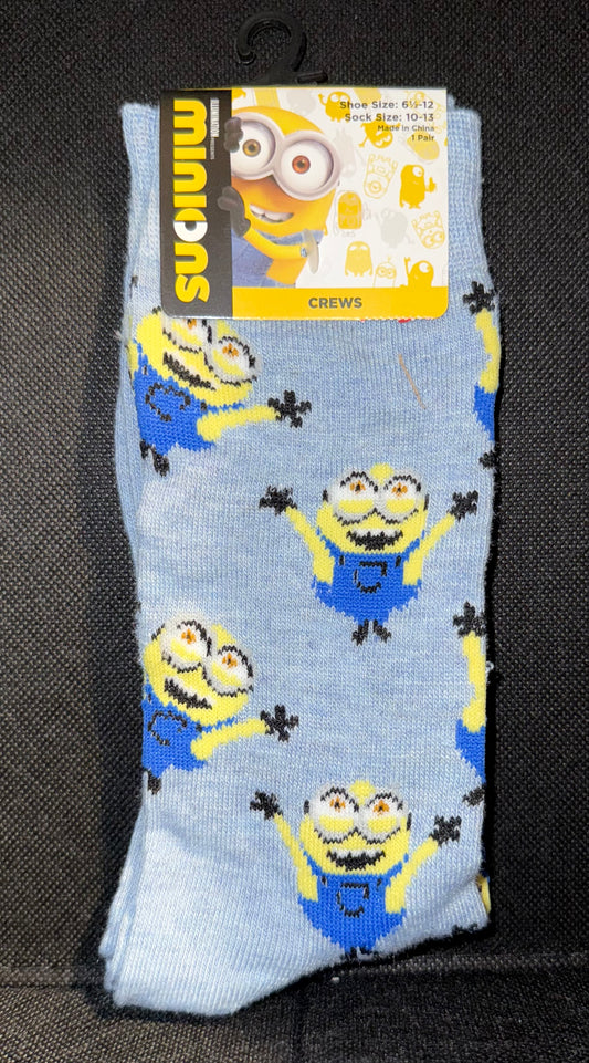 Minions Crew Socks