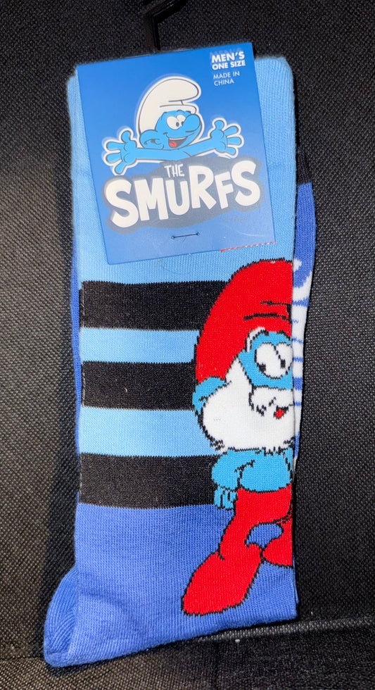 Papa Smurf Crew Socks